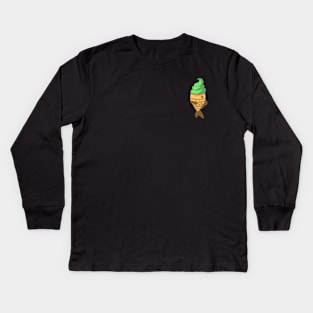 Taiyaki (Matcha) Kids Long Sleeve T-Shirt